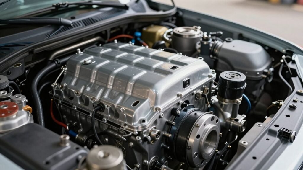 Low kilometer engine in Perth workshop